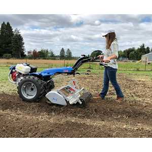 26" & 30" Tillers can be upgraded with a Precision Depth Roller that enables the operator to set the tine depth to precise shallow depths.