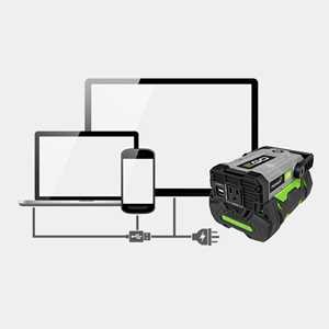 ONE 120V AC POWER OUTLET